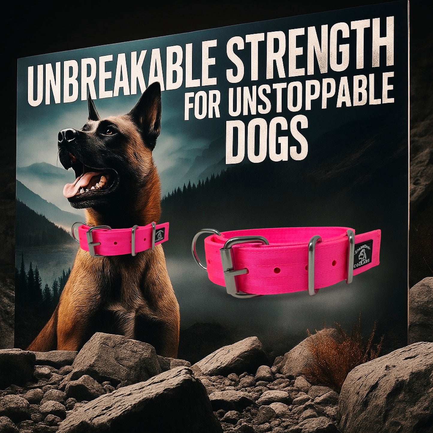1.5” Working Dog Collar