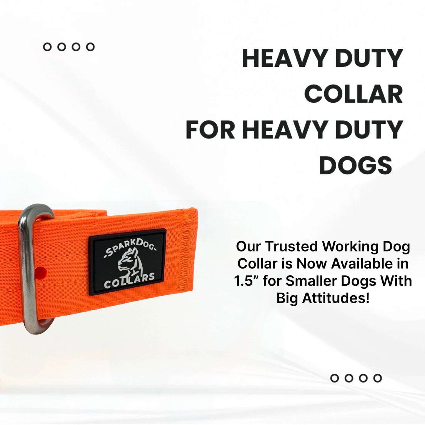 1.5” Working Dog Collar