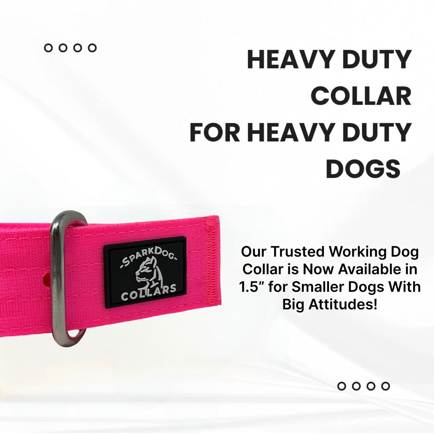 1.5” Working Dog Collar